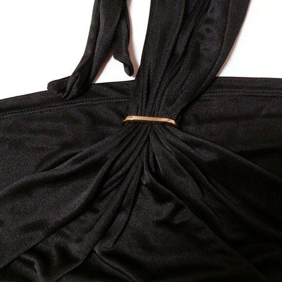 NEW VS Black Halter Party Top Y2K - Picture 8 of 8